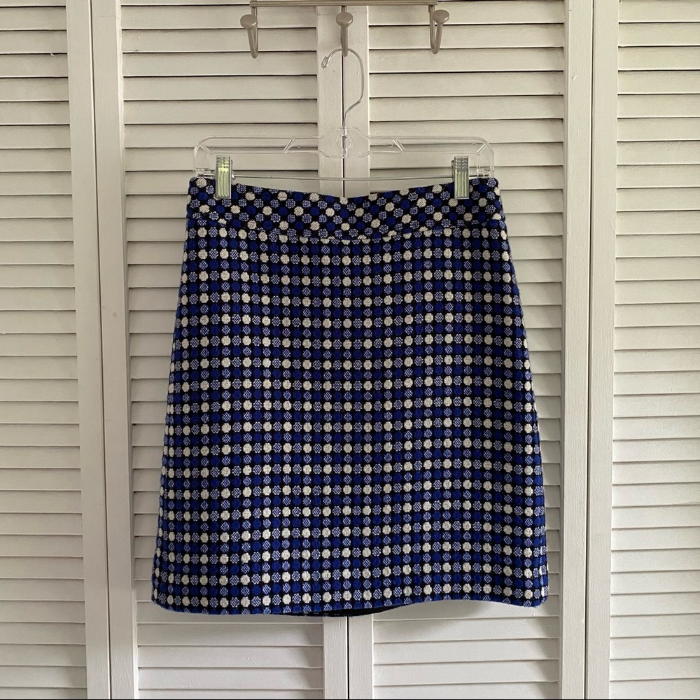 Talbots | Colbalt Blue Design Skirt